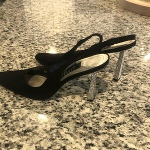 Stuart Weitzman Vintage Crystal Slingbacks
